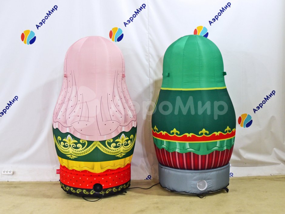 Матрешки в стиле хохлома