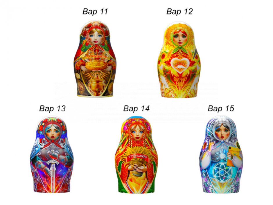 Надувная Русская матрешка — большие матрешки, авторский дизайн