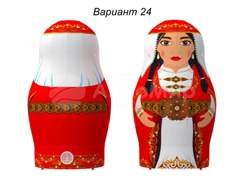 Надувная Русская матрешка — большие матрешки, авторский дизайн