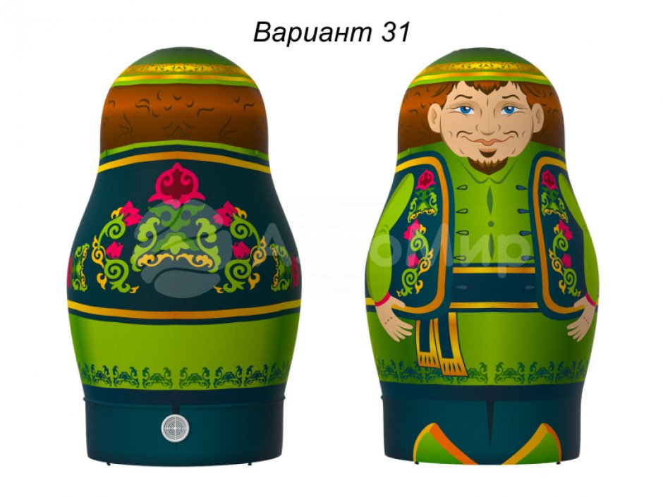 Надувная Русская матрешка — большие матрешки, авторский дизайн