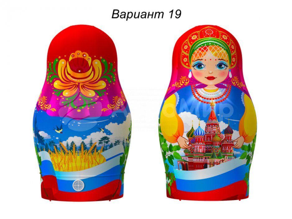 Надувная Русская матрешка — большие матрешки, авторский дизайн