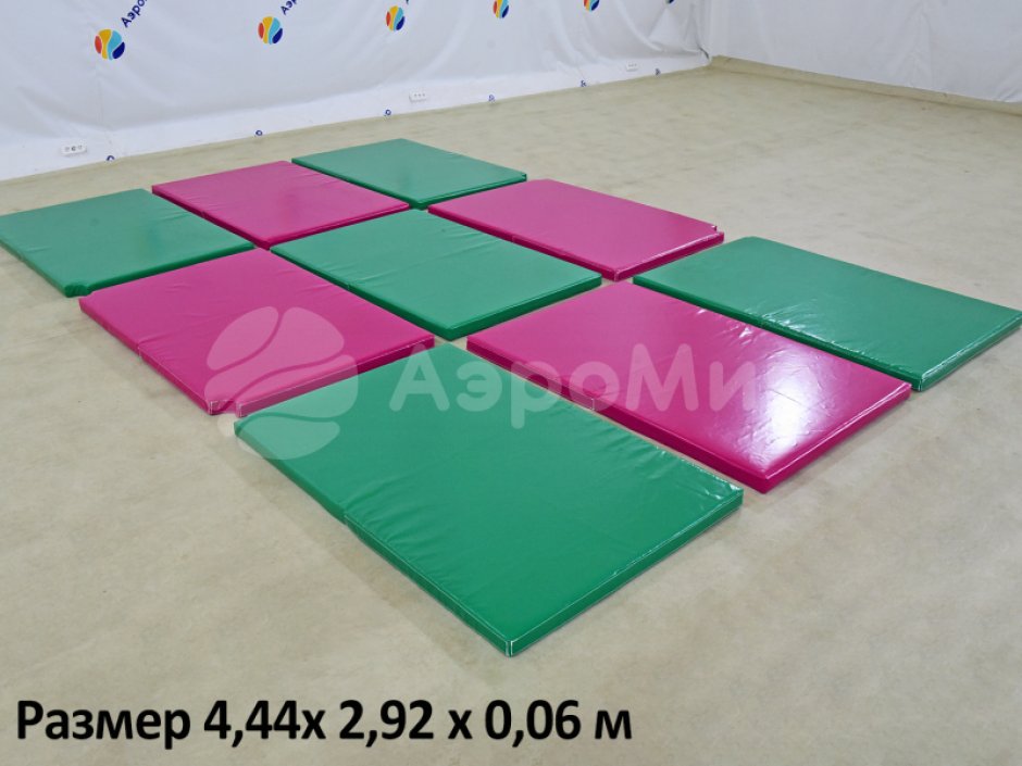 Мягкий мат из поролона и ПВХ