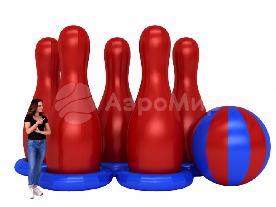 Командный игровой реквизит Мега кегли