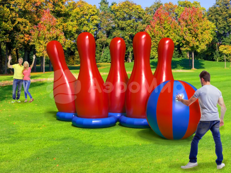 Командный игровой реквизит Мега кегли