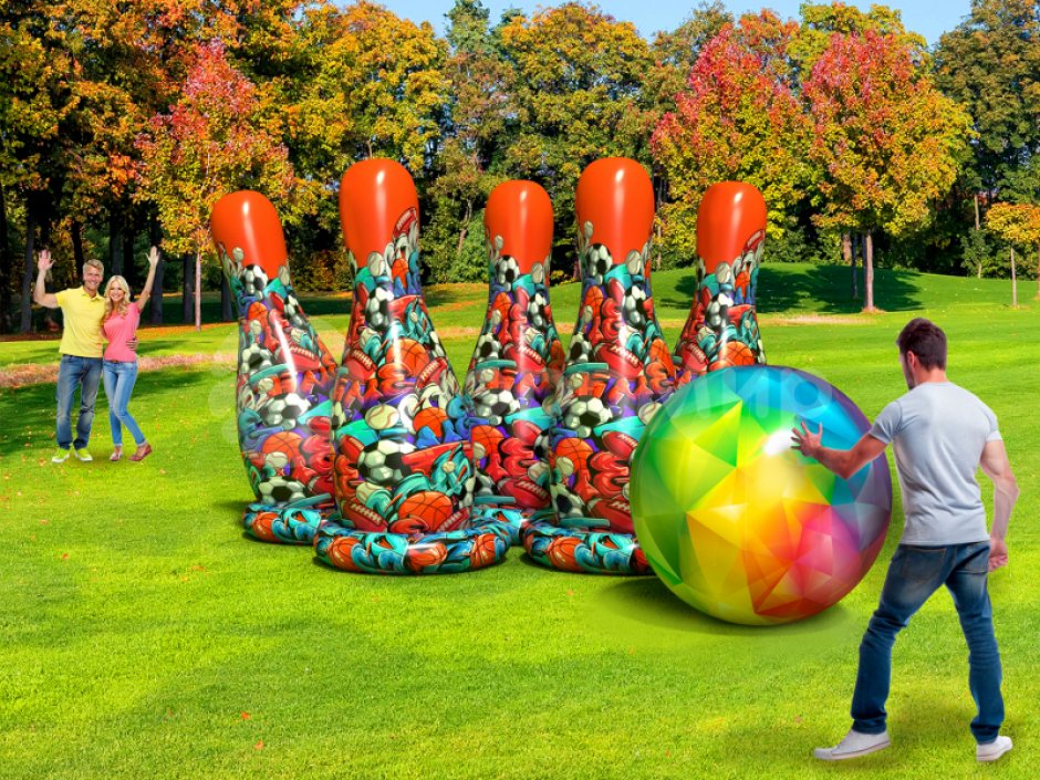 Командный игровой реквизит Мега кегли