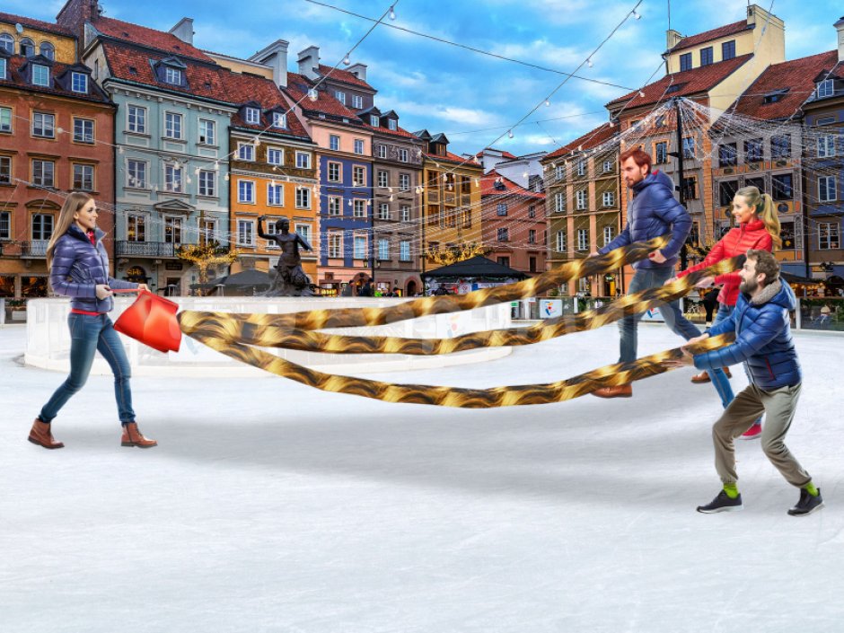 Командный игровой реквизит Мега косичка