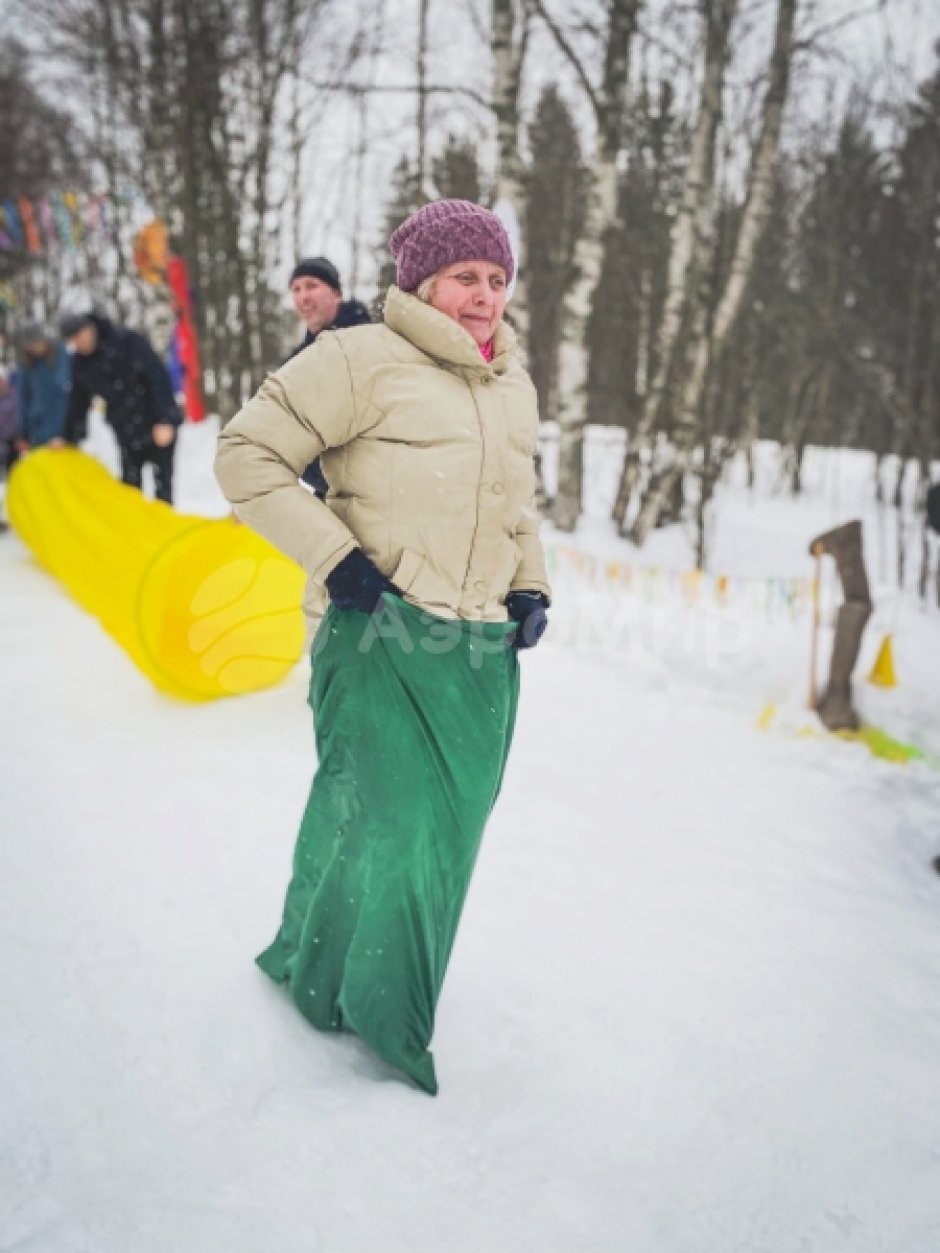 Игровой реквизит Бег в мешках — эстафета для взрослых и детей