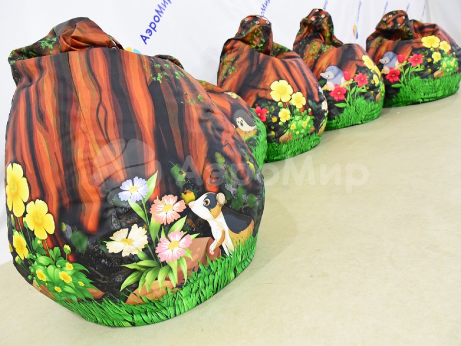 Кресло-мешок для рекламных акций, промо, шоу, выставки, для игр и отдыха