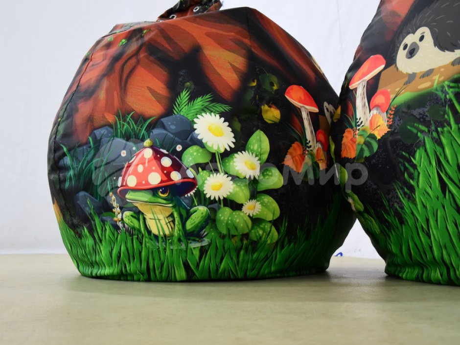 Кресло-мешок для рекламных акций, промо, шоу, выставки, для игр и отдыха