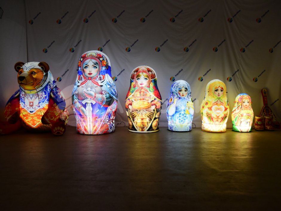 Надувная Русская матрешка — большие матрешки, авторский дизайн