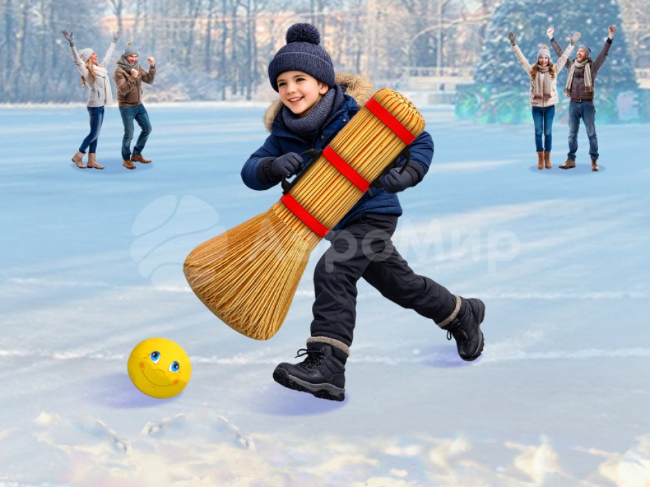 Игра метла для эстафет