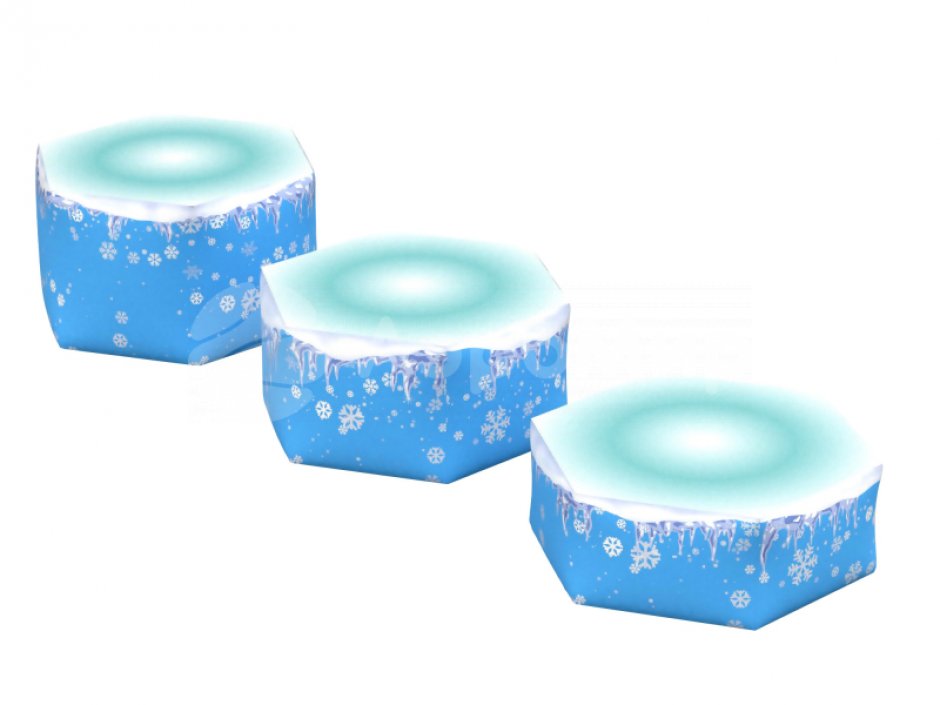 Льдинки — комплект пуфов для игр