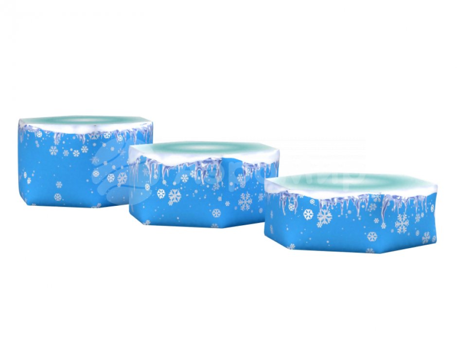 Льдинки — комплект пуфов для игр