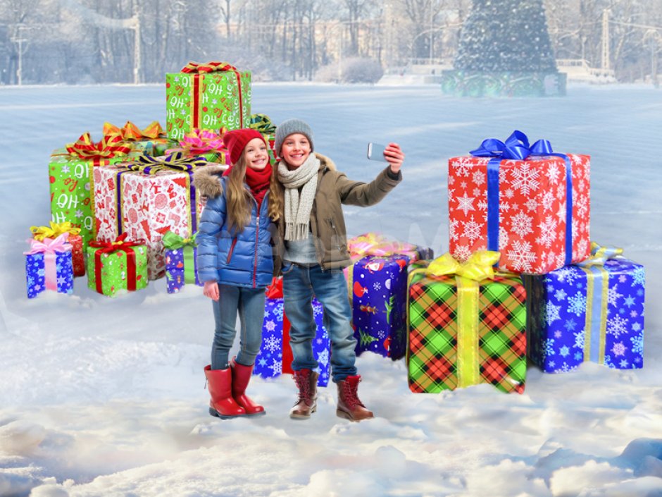 Мягкие игровой модуль Подарки