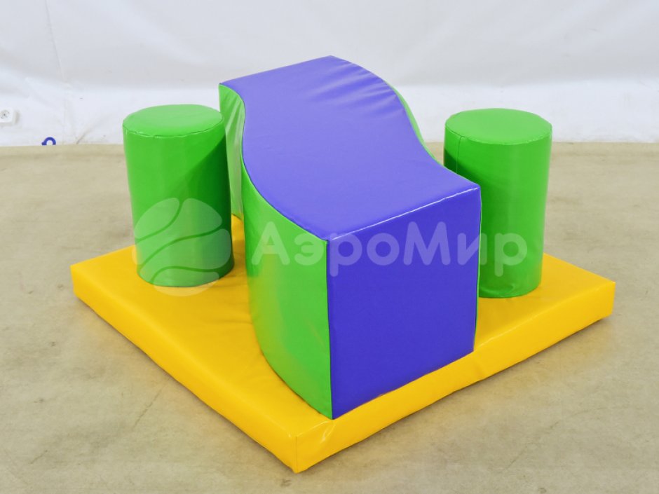 Мягкий игровой модуль Инь-Янь - элемент мягкой полосы