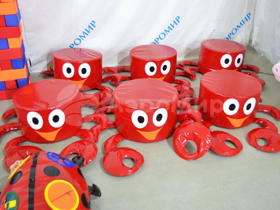 Мягкая фигура-пуф «Крабик»