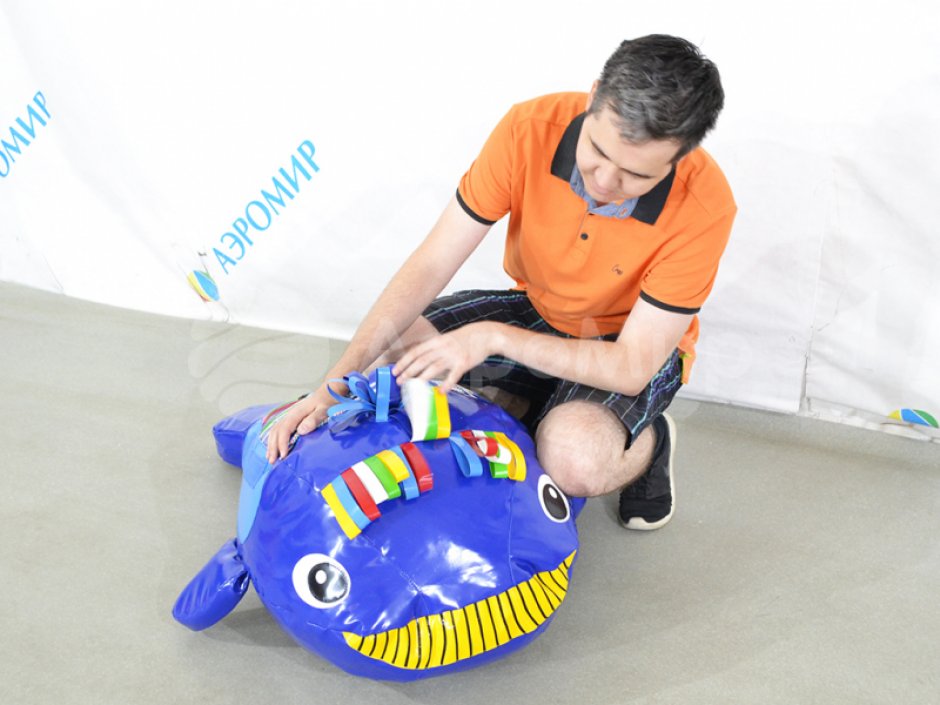 Мягкий модуль «Кит» для обучения и дидактики