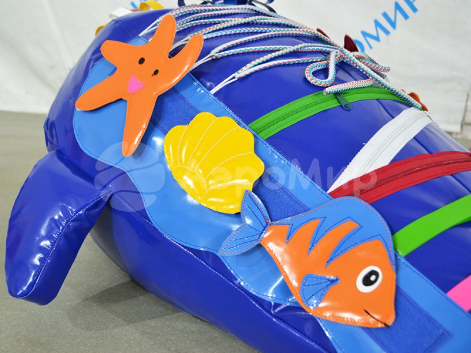 Мягкий модуль «Кит» для обучения и дидактики