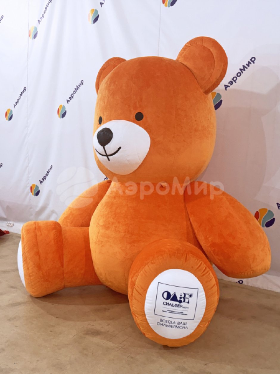 Мишка плюшевый с логотипом