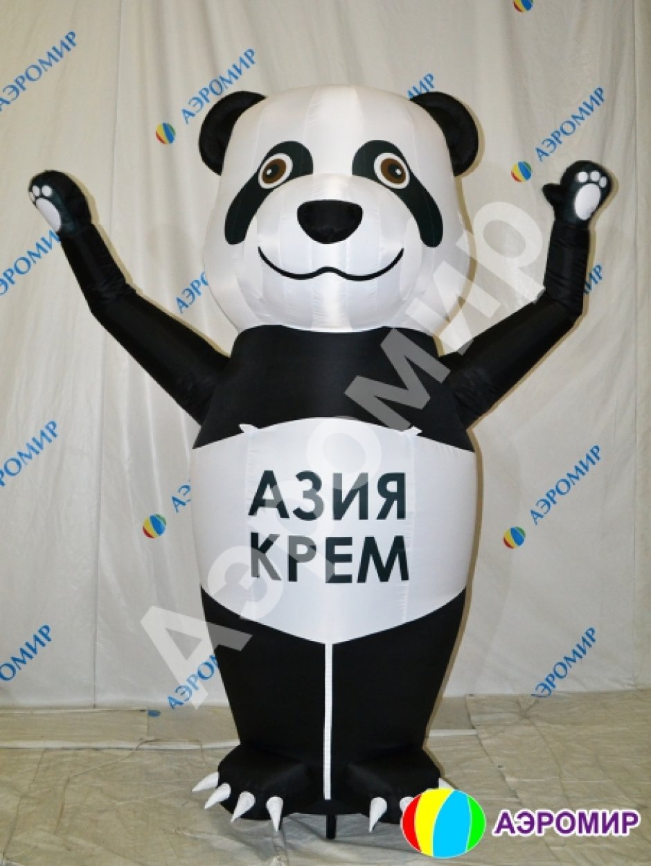 Надувная рекламная фигура мультгероев и персонажей — с эффектом машущей руки