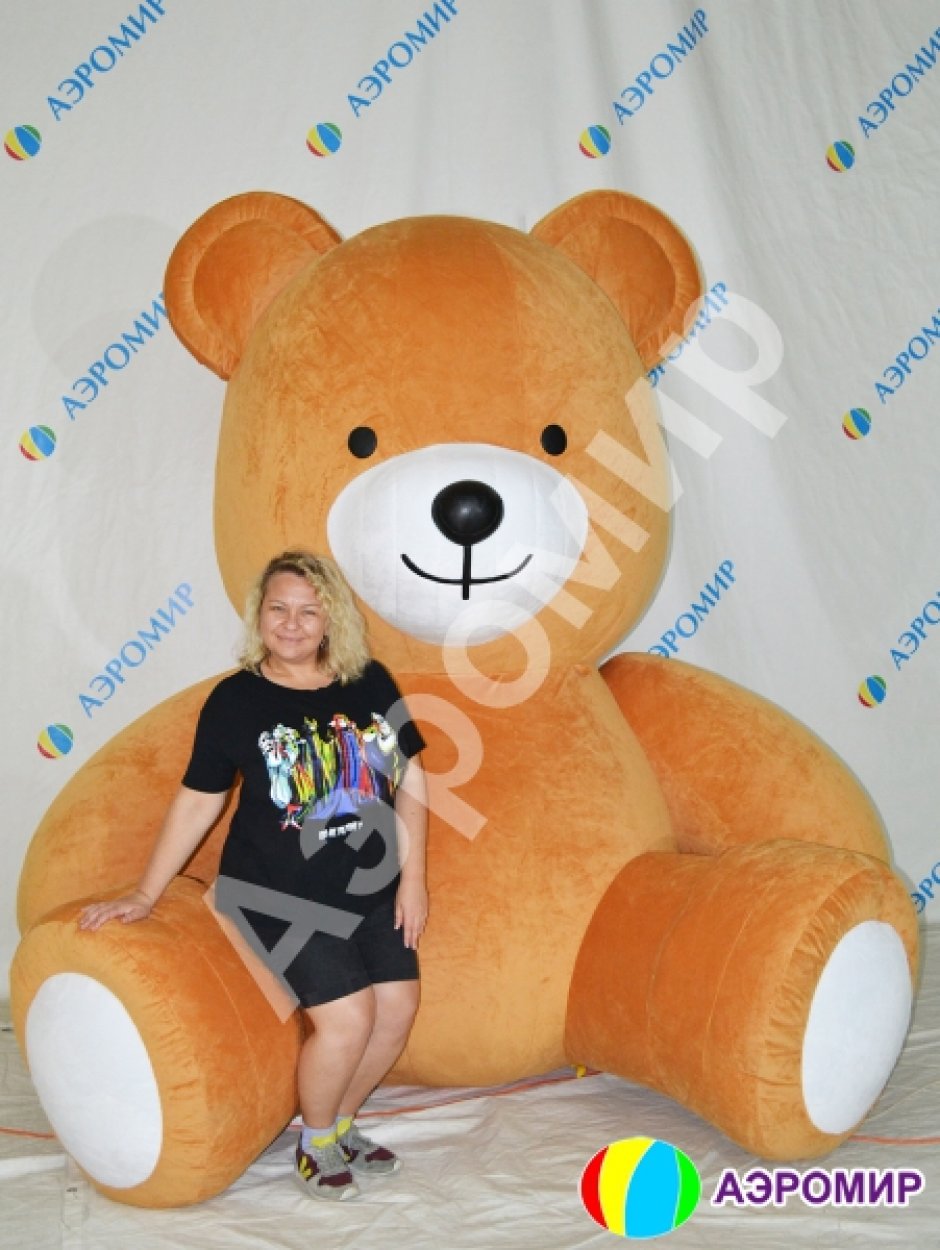 Надувной Медведь — большие, огромные надувные мишки из искусственного меха