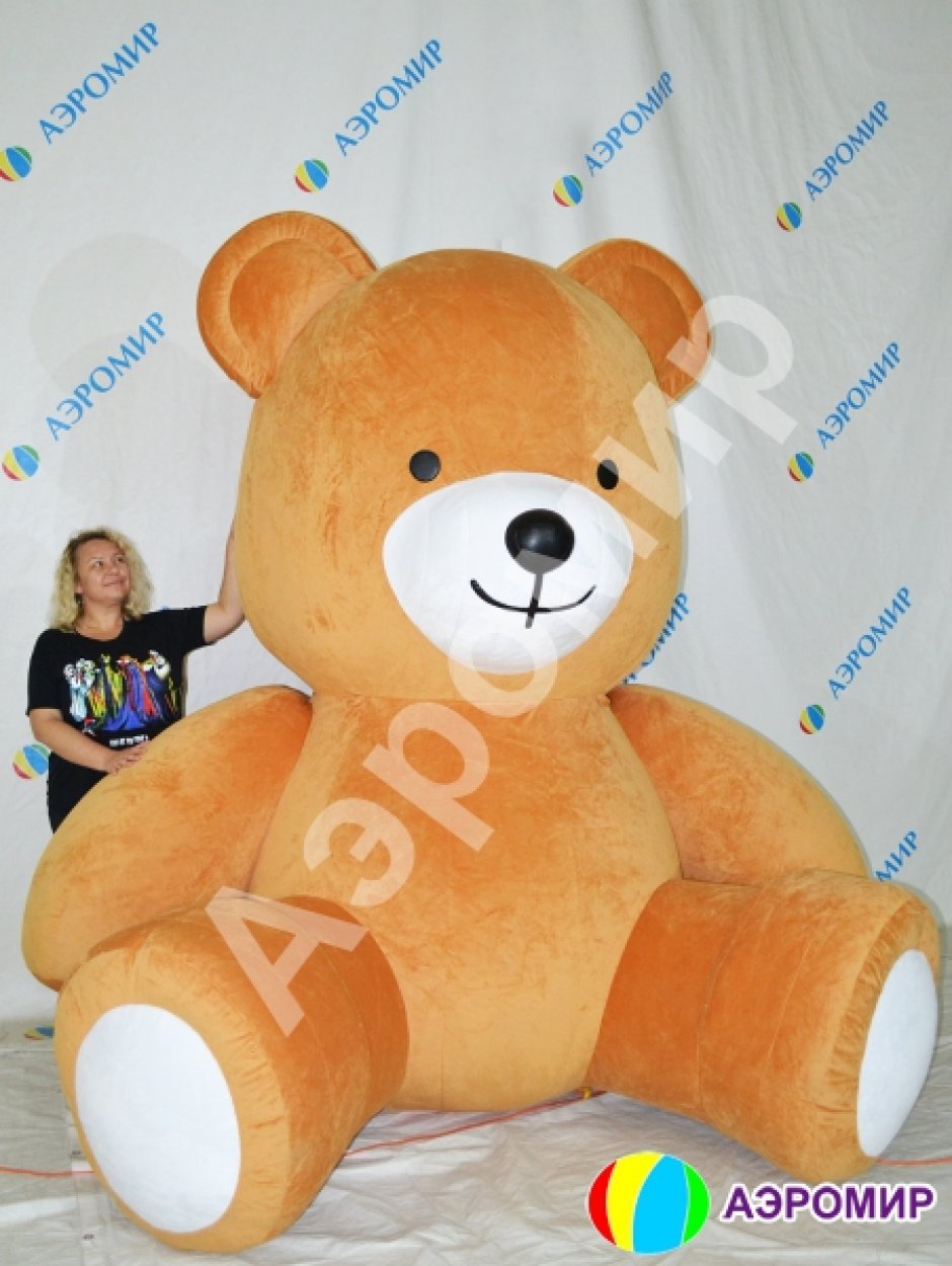Надувной Медведь — большие, огромные надувные мишки из искусственного меха
