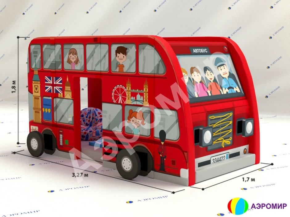 Мягкий автобус — большой игровой конструктор