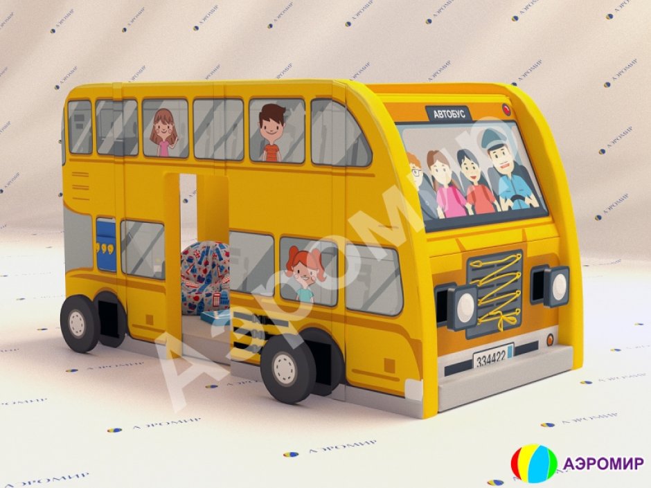 Мягкий автобус — большой игровой конструктор