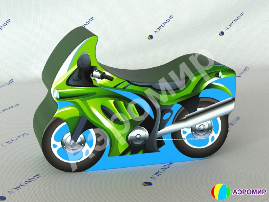 Мягкий модуль Мотоцикл — кресло-качалка