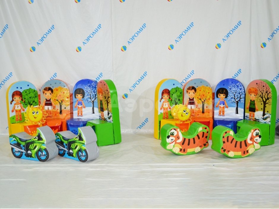 Мягкие модули «Времена года» для обучения и дидактики