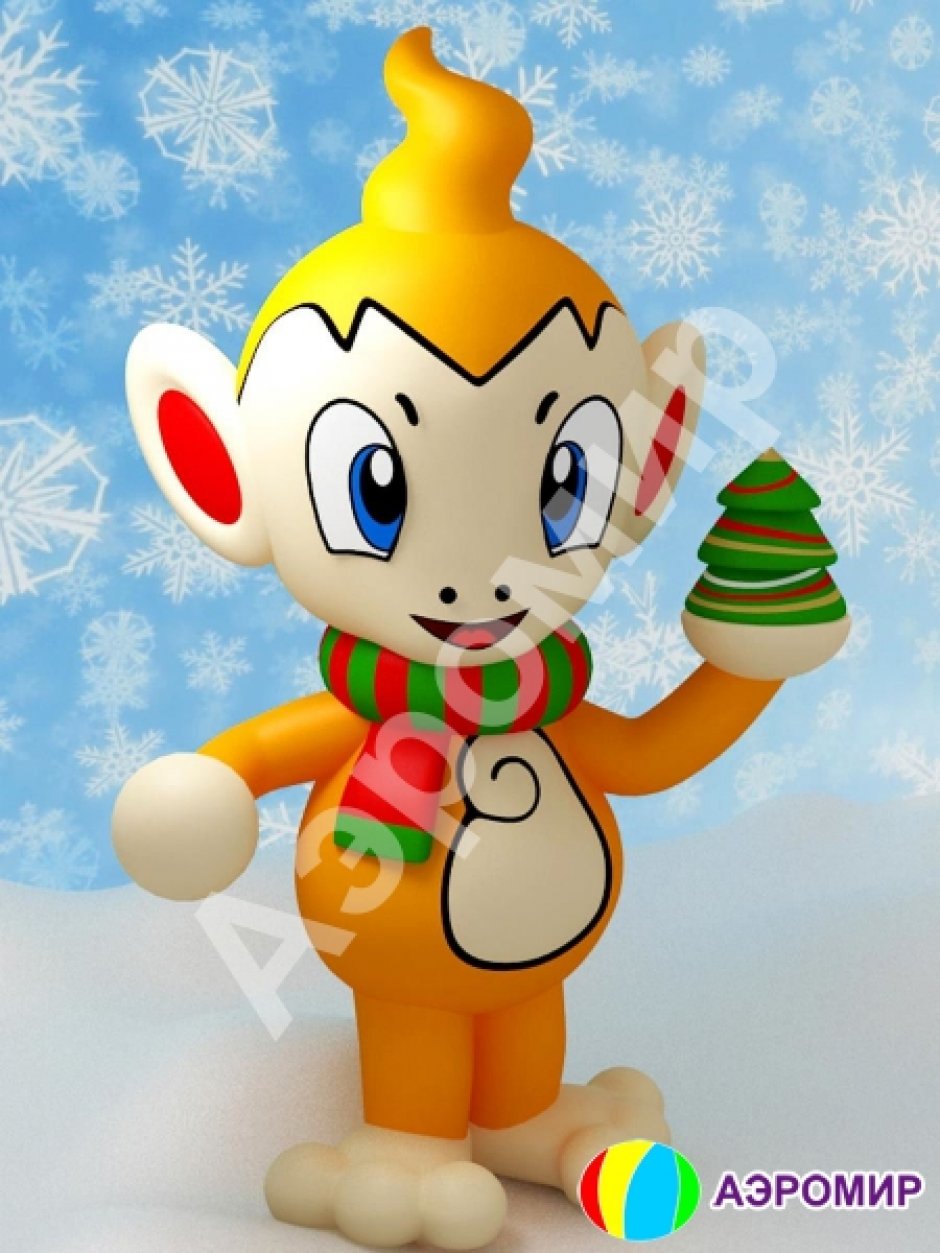 Надувной костюм Обезьяны