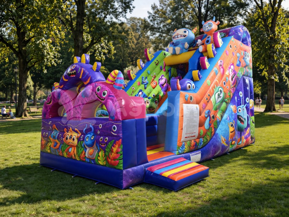 Надувной батут Космические монстрики