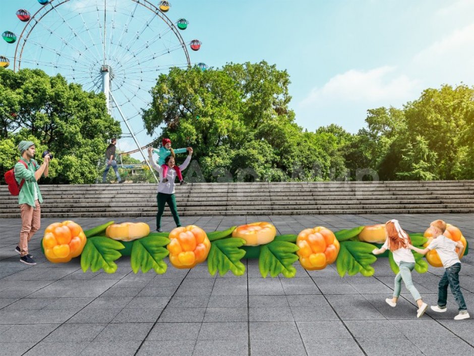 Надувная гирлянда Морошка