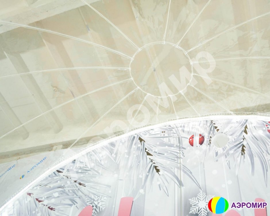 Эксклюзивный комплект Чудо-шар — прозрачная WOW-сфера с Ø3м