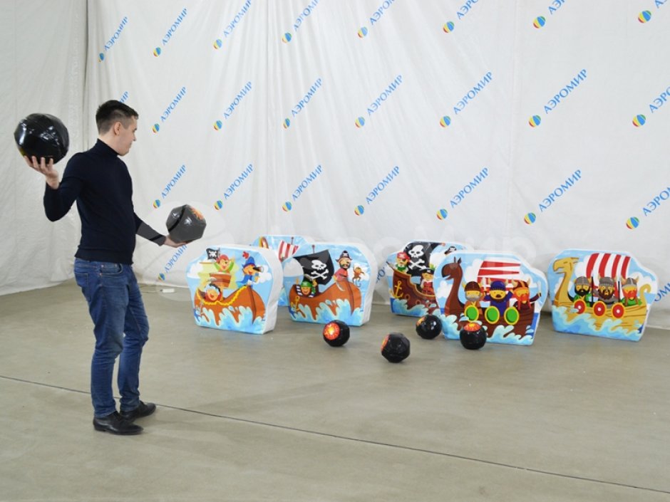 Морской бой — игра в боулинг по мотивам популярной игры