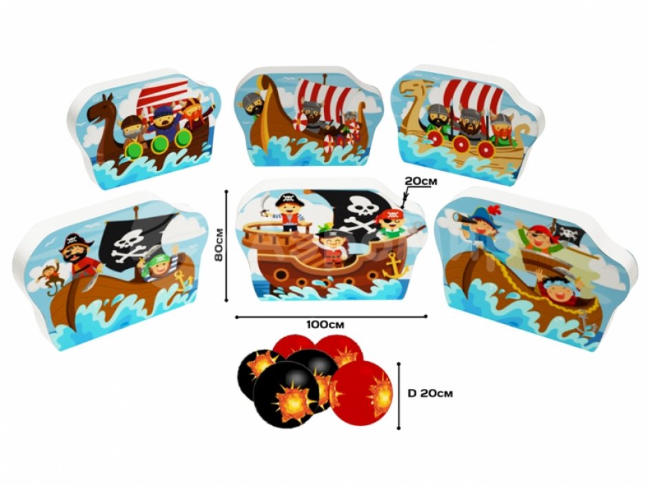 Морской бой — игра в боулинг по мотивам популярной игры