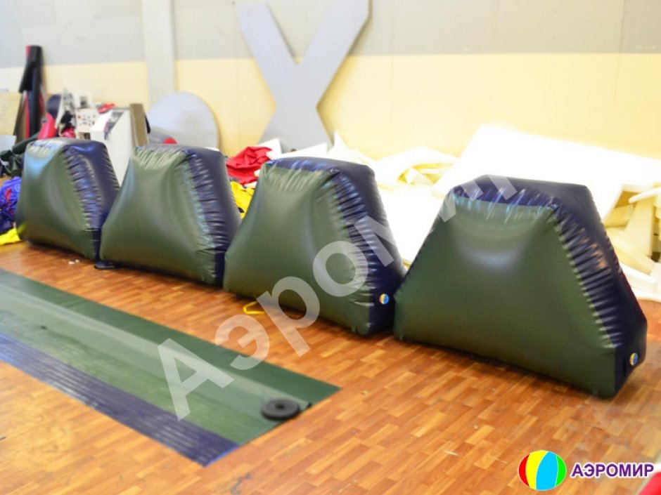 Надувная тактическая фигура Мини Рейс (Mini Race) для игры в пейнтбол, нёрф, лазертаг и арчеритаг