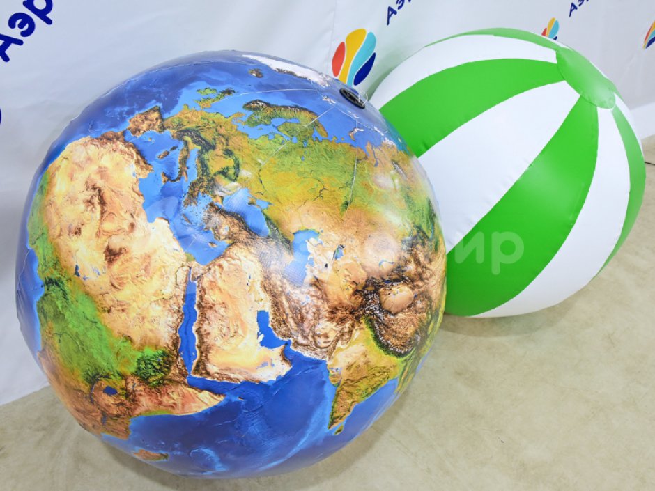 Надувной мяч глобус планета Земля