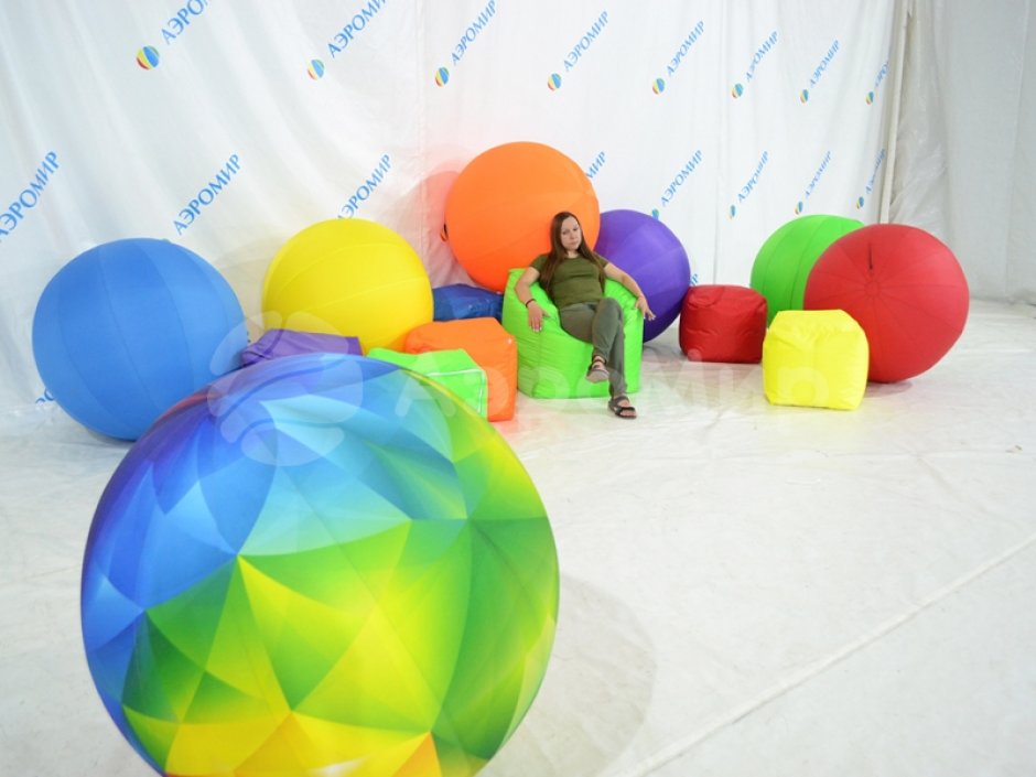 Большой латексный шар для игр, интерактива, рекламы и промо