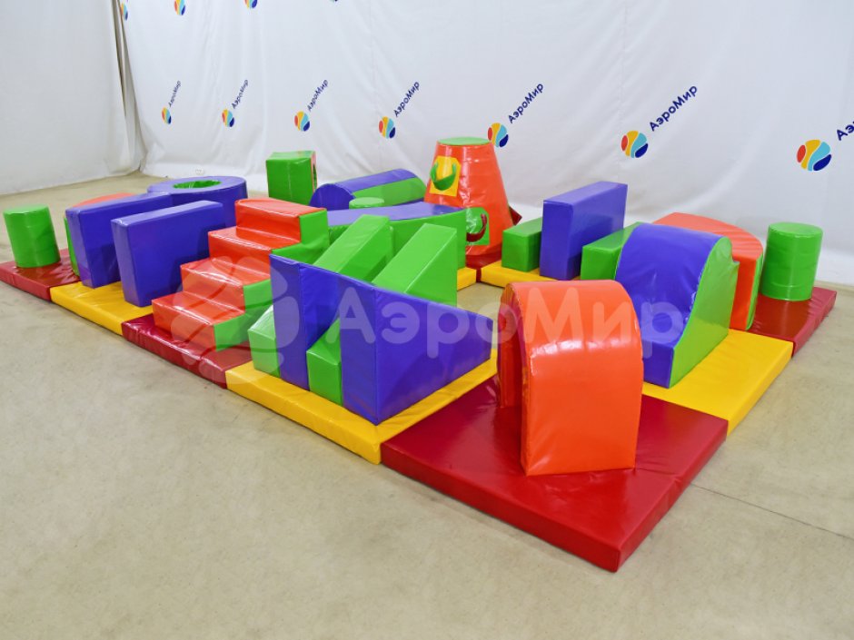 Мягкий игровой модуль Волна - элемент мягкой полосы