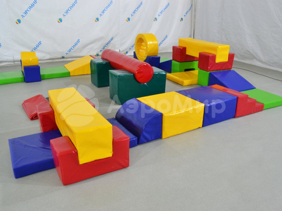 Набор мягких модулей «Круговая полоса» препятствий для спортивных эстафет и веселых стартов