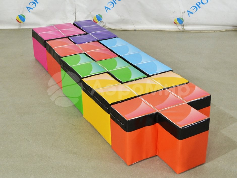 Тетрис — набор мягких игровых модулей для игр, творчества и развития