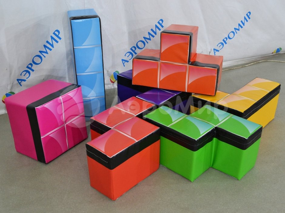 Тетрис — набор мягких игровых модулей для игр, творчества и развития