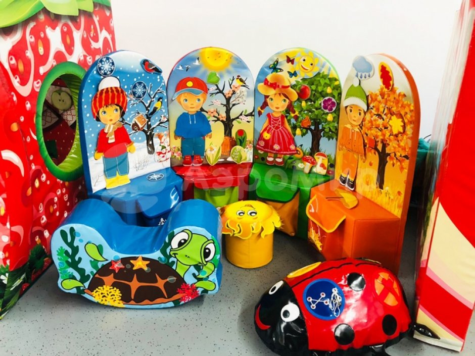 Мягкие модули «Времена года» для обучения и дидактики