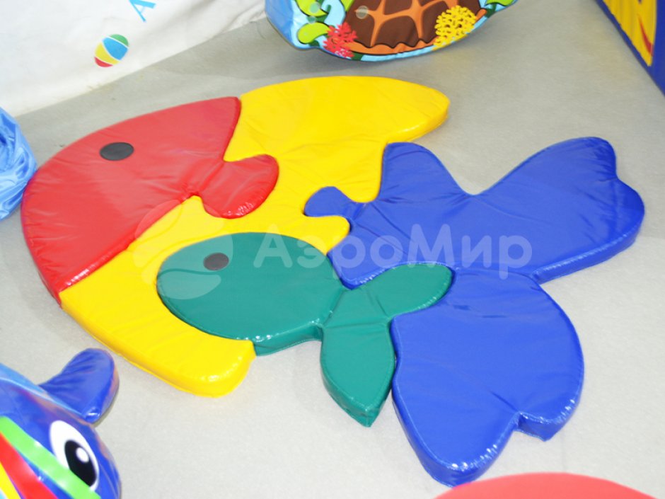 Мягкая игровая комната «Морские обитатели» с комплектацией под ключ