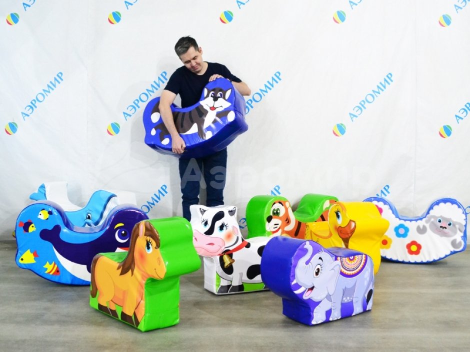 Мягкая фигура-кресло «Слоник»