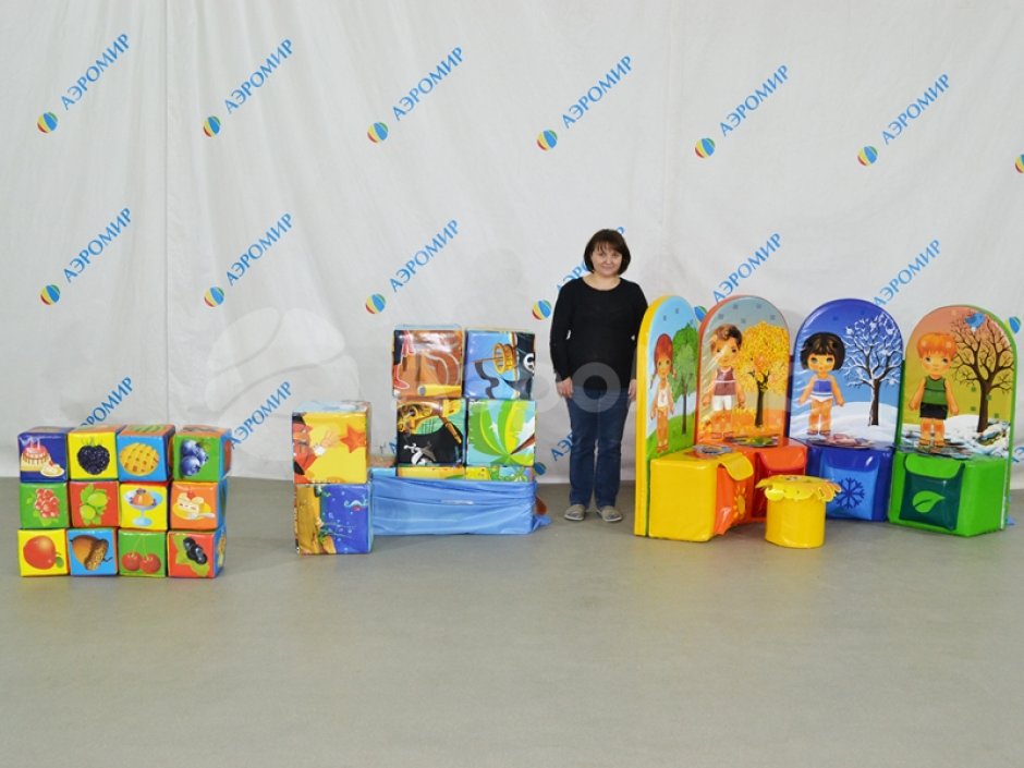 Мягкие модули «Времена года» для обучения и дидактики