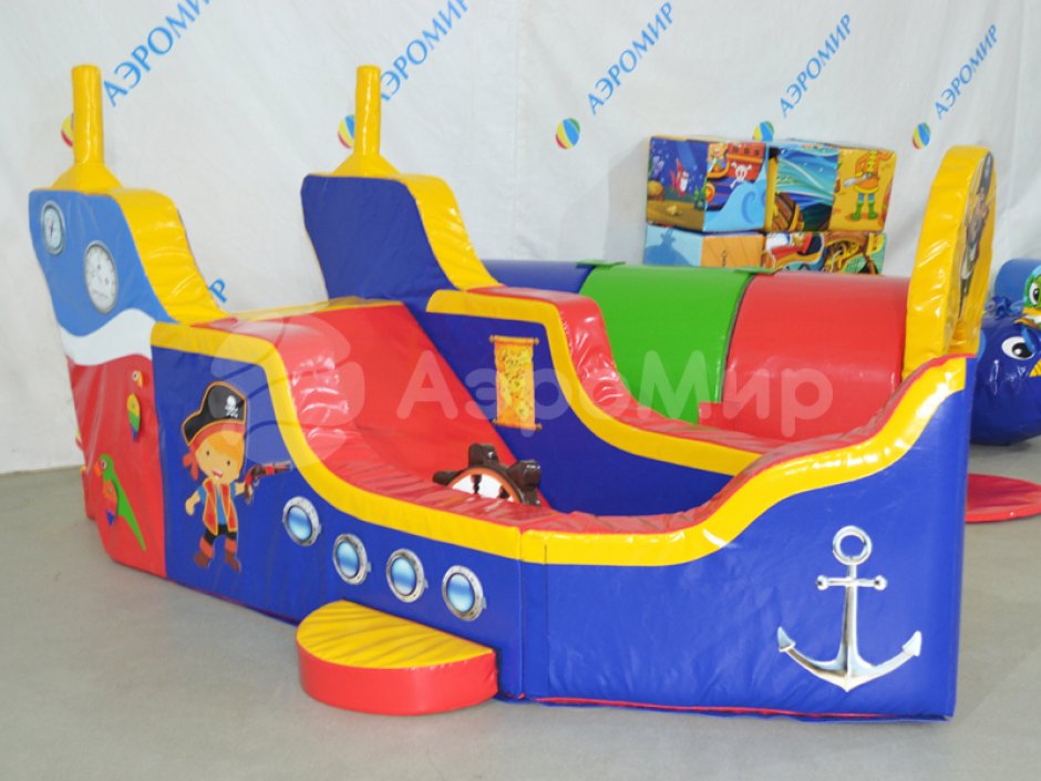 Мягкая игровая комната «Морские обитатели» с комплектацией под ключ