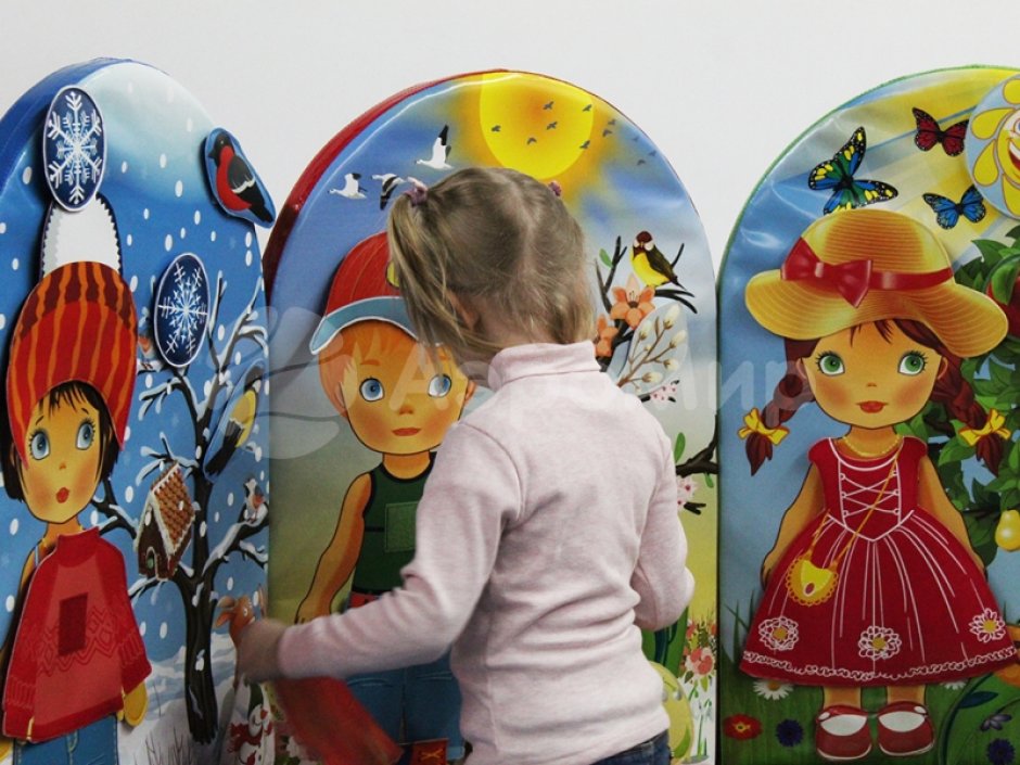 Мягкие модули «Времена года» для обучения и дидактики