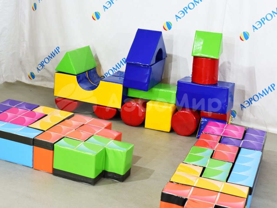 Набор мягких модулей «Паровозик»